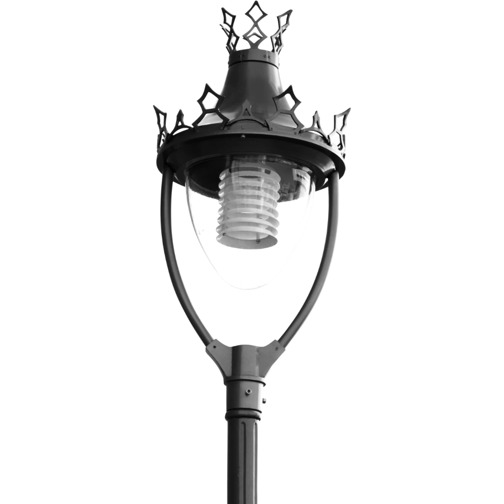 Oyster Top Post lights for parks & pathways